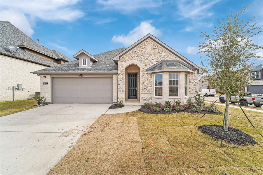 Front exterior of a new home in , Princeton, TX, highlighting curb appeal (Image 16).