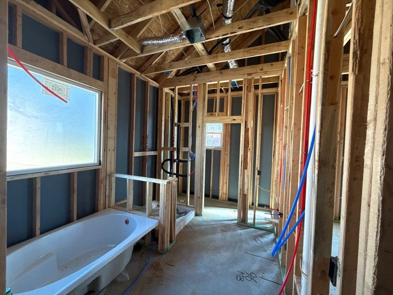 In-progress construction of a new home in Covenant Springs, Springtown, TX (Image 7).