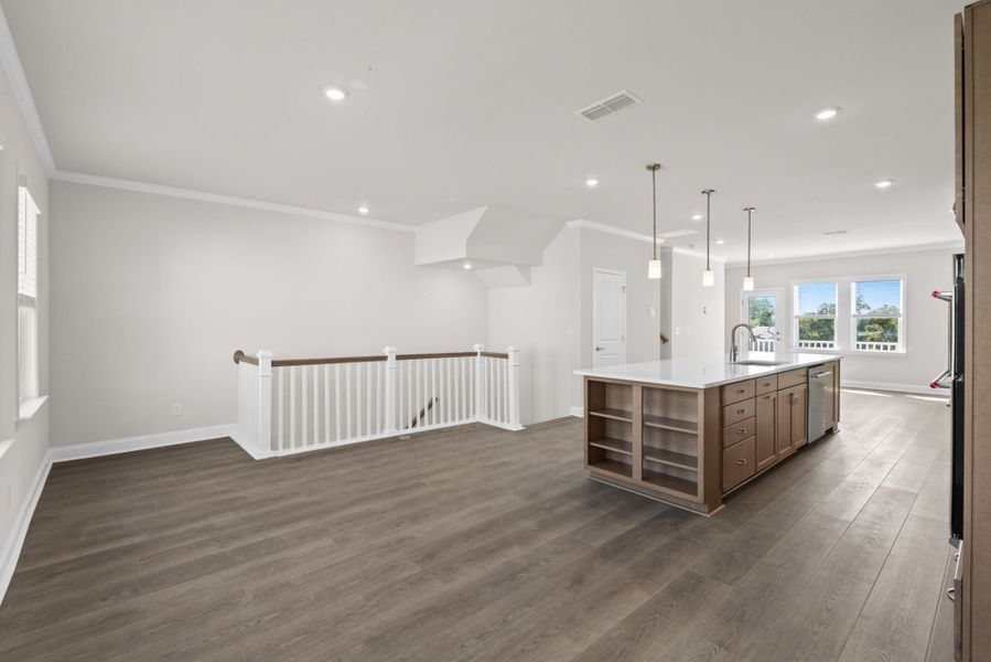 Spacious, unfurnished interior of a new home in Lakeside Townes at Riverlights, Wilmington (Image 20). Spacious, unfurnished interior of a new home in Lakeside Townes at Riverlights, Wilmington (Image 20).