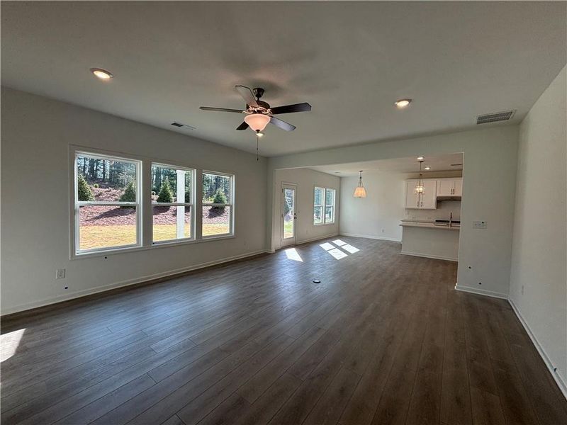 Spacious, unfurnished interior of a new home in Arbors at Richland Creek, Buford (Image 31).