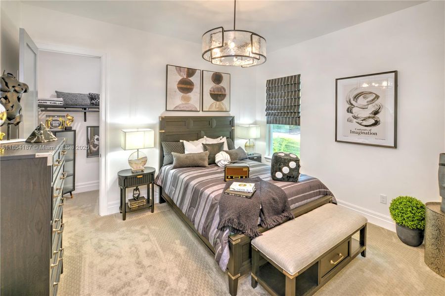 Furnished interior view inside a new home in The Estates at Brown's Landing, Port Orange (Image 17).