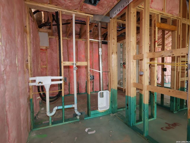 In-progress construction of a new home in Meadows at Clear Springs, New Braunfels, TX (Image 24).