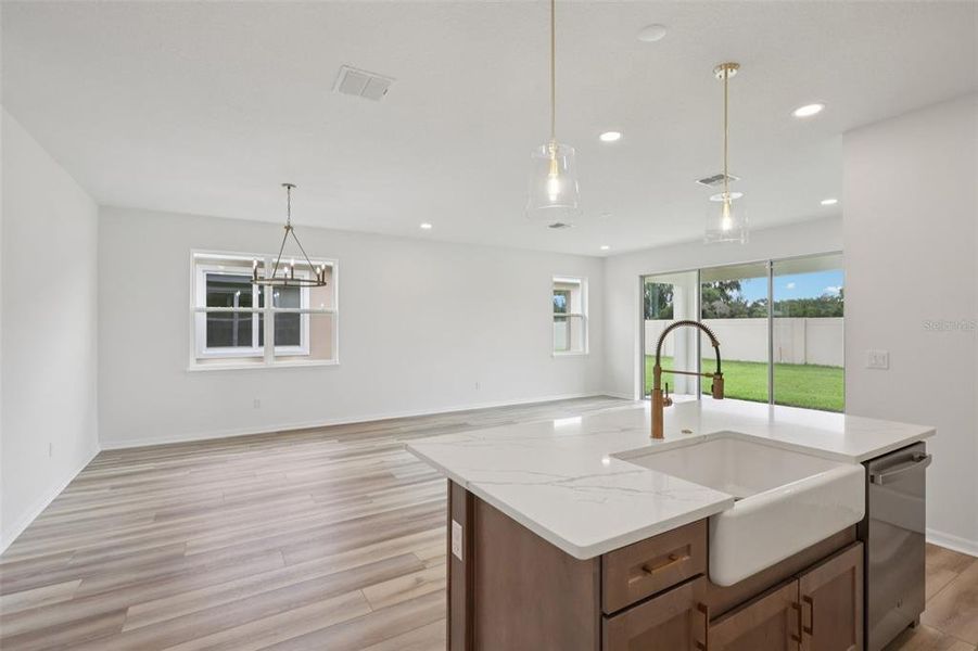 Furnished interior view inside a new home in Primrose at Longleaf, New Port Richey (Image 11).