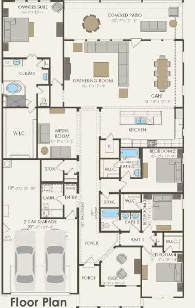 Pulte Homes, Dobbin floor plan Pulte Homes, Dobbin floor plan