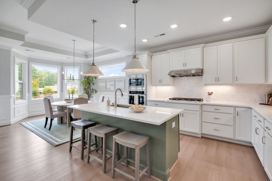 Representative furnished interior of a home built from the Pierre's Bay by Kent Homes in Oyster Harbour, Supply (Image 123).
