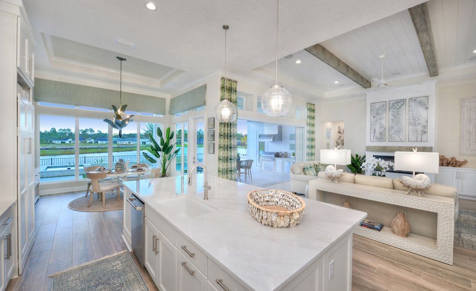 Representative furnished interior of a home built from the Egret V - Pinnacle Series | 80' Wide Lots by ICI Homes in Courtney Grove, St. Augustine (Image 19). Representative furnished interior of a home built from the Egret V - Pinnacle Series | 80' Wide Lots by ICI Homes in Courtney Grove, St. Augustine (Image 19).