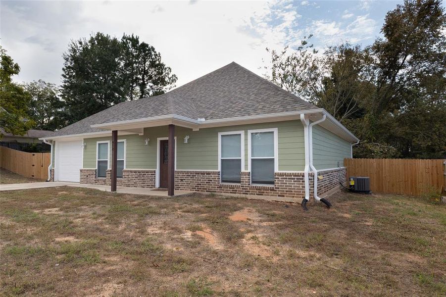 Exterior details and patio area of a home in , Lindale (Image 2). Exterior details and patio area of a home in , Lindale (Image 2).