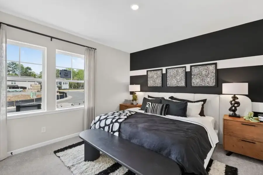Furnished interior view inside a new home in Dreycott, Lawrenceville (Image 9).