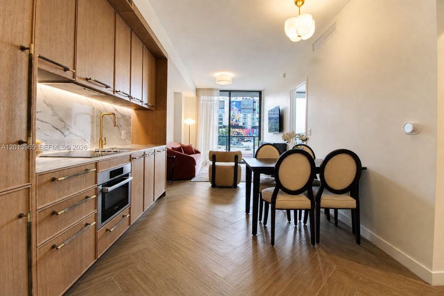 Furnished interior view inside a new home in , Miami (Image 14).