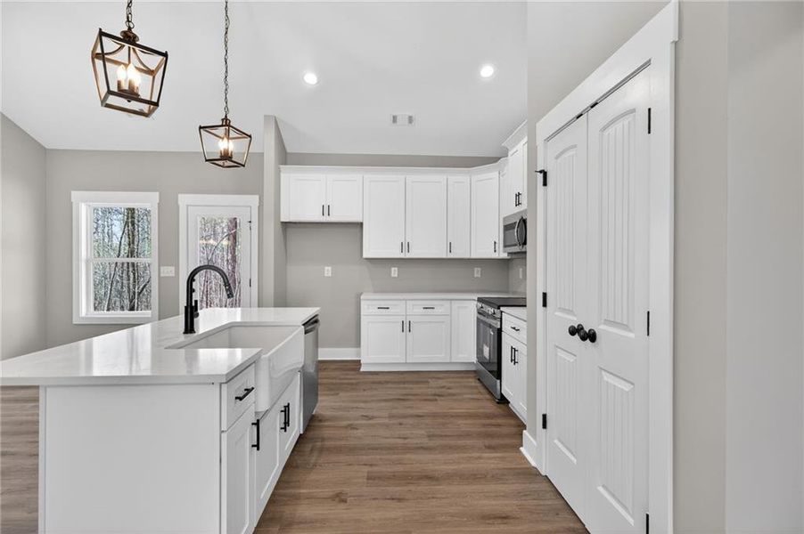 Furnished interior view inside a new home in , Taylorsville (Image 9).