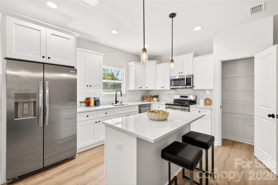 Furnished interior view inside a new home in , Mooresville (Image 9).