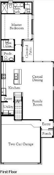 "Merlot" 1st floor Diagram