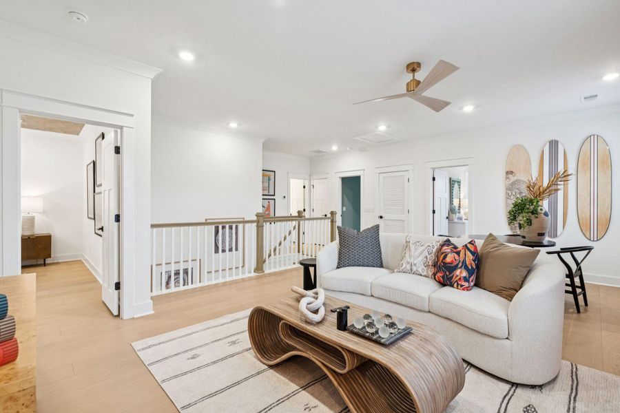 Furnished interior view inside a new home in Central Park, Charleston (Image 15). Furnished interior view inside a new home in Central Park, Charleston (Image 15).