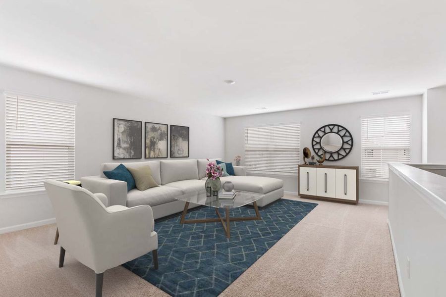 Representative furnished interior of a home built from the Elle by D.R. Horton in The Pines at New Hampstead, Savannah (Image 3).