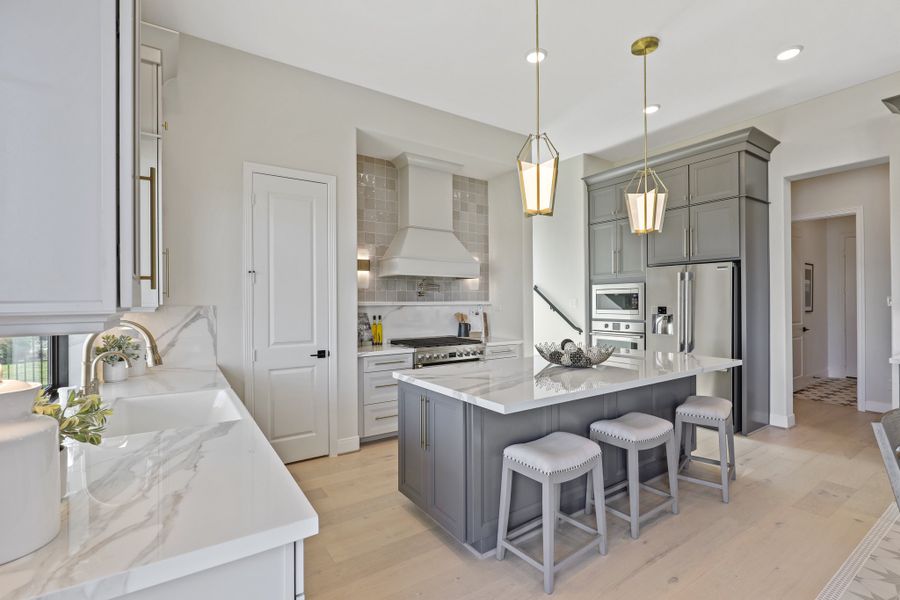 Furnished interior view inside a new home in Bridgeland 45', 50', 70', Cypress (Image 25).