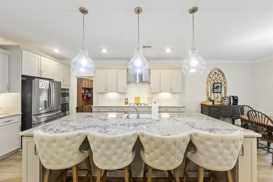 Furnished interior view inside a new home in Cordgrass Landing, Johns Island (Image 25).