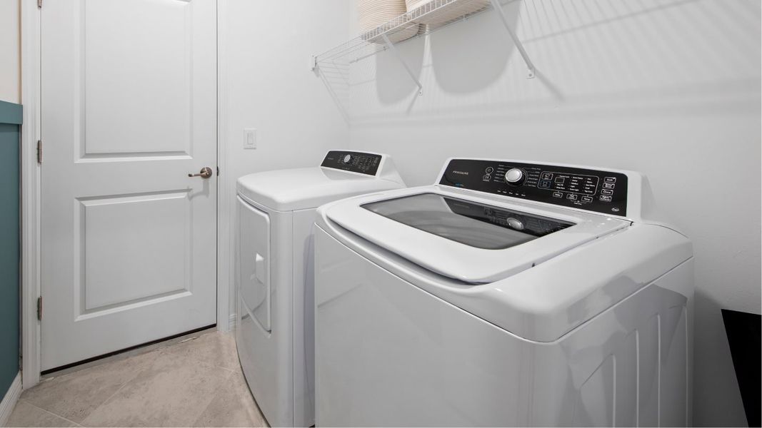 Orchid laundry room