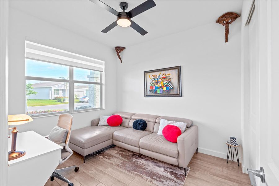 Furnished interior view inside a new home in Delray Trails: The Woods, Delray Beach (Image 18). Furnished interior view inside a new home in Delray Trails: The Woods, Delray Beach (Image 18).