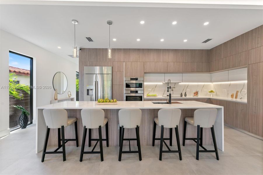 Furnished interior view inside a new home in , Fort Lauderdale (Image 8).