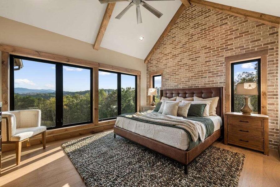 Furnished interior view inside a new home in , Blue Ridge (Image 15).
