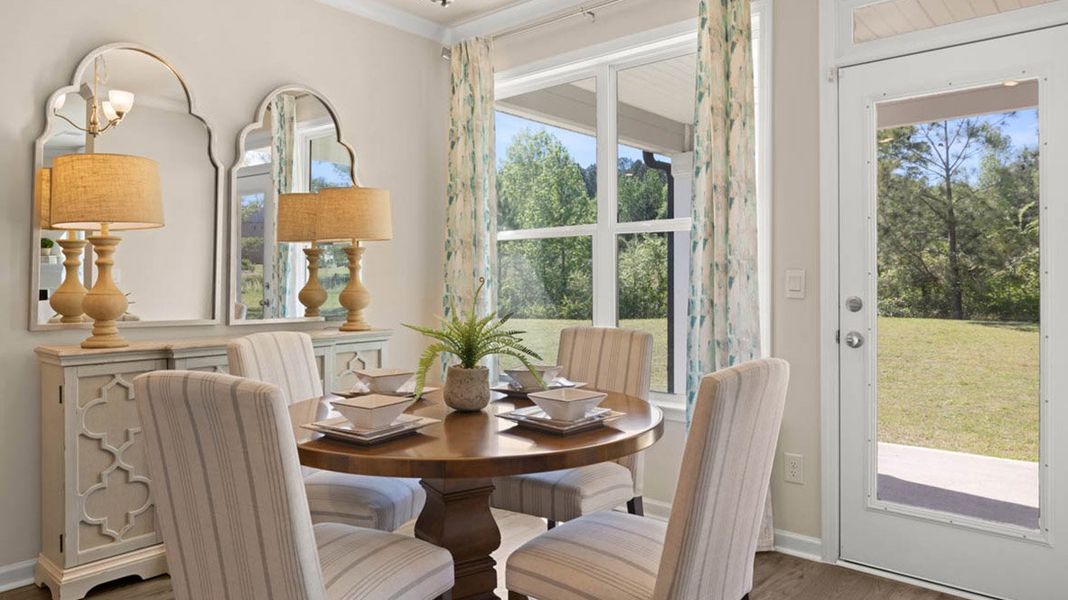 Representative furnished interior of a home built from the Fleetwood by D.R. Horton in Evergreen Crossing, Locust Grove (Image 36).