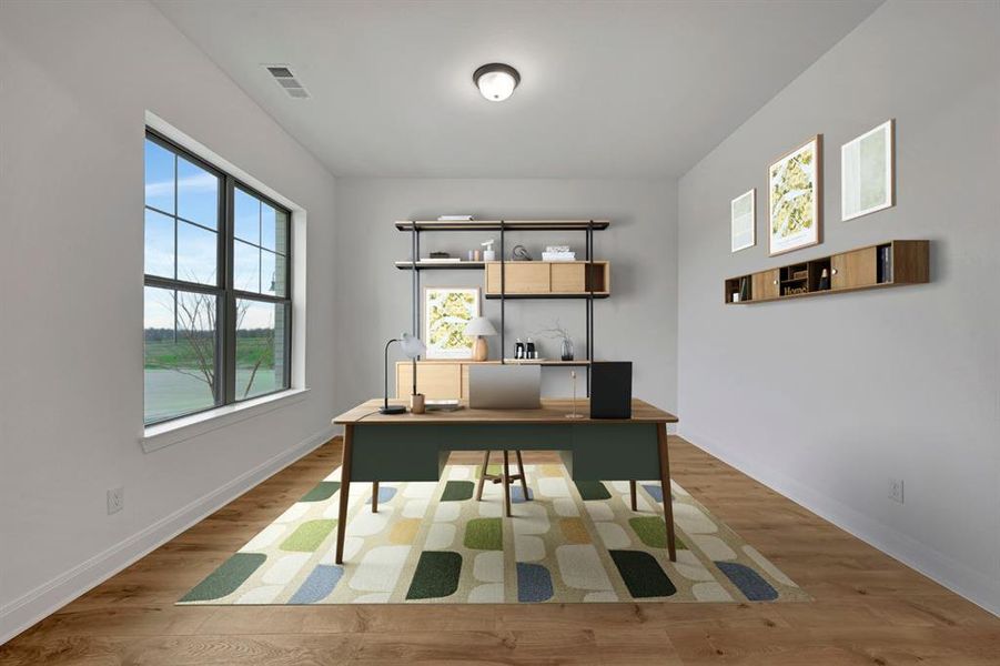 Furnished interior view inside a new home in Talia – Garden Series, Mesquite (Image 11).