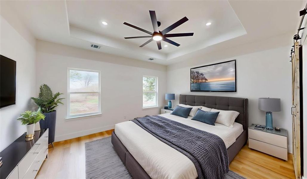 Furnished interior view inside a new home in , Greenville (Image 9).