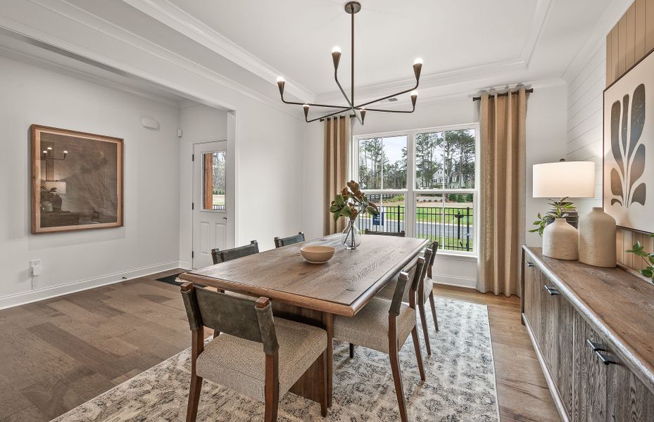 Furnished interior view inside a new home in Oakwood, Cumming (Image 43). Furnished interior view inside a new home in Oakwood, Cumming (Image 43).