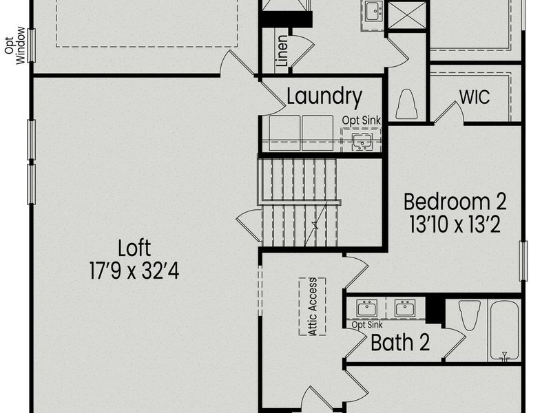 2D floor plan layout of this home in Montrose, Aberdeen, NC (Image 4). 2D floor plan layout of this home in Montrose, Aberdeen, NC (Image 4).