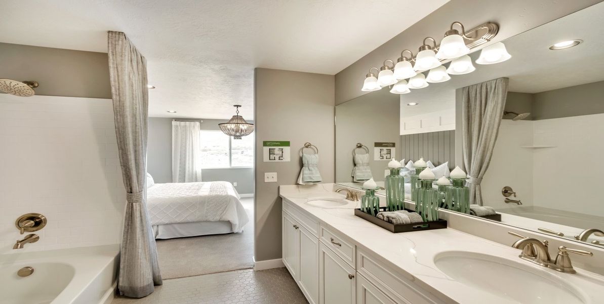 Furnished interior view inside a new home in , Salem (Image 14).