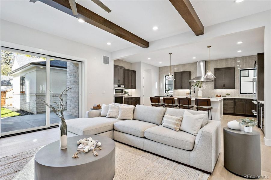 Furnished interior view inside a new home in , Denver (Image 20).