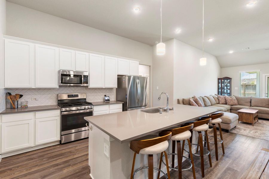 Furnished interior view inside a new home in Moran Ranch, Willis (Image 24). Furnished interior view inside a new home in Moran Ranch, Willis (Image 24).