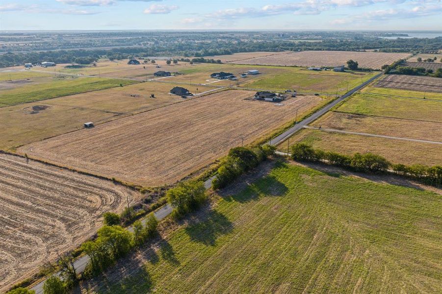 View of rural area featuring farmland