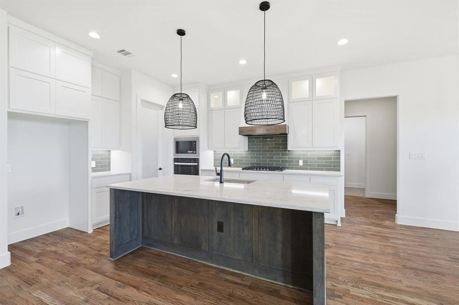 Furnished interior view inside a new home in , Godley (Image 15).