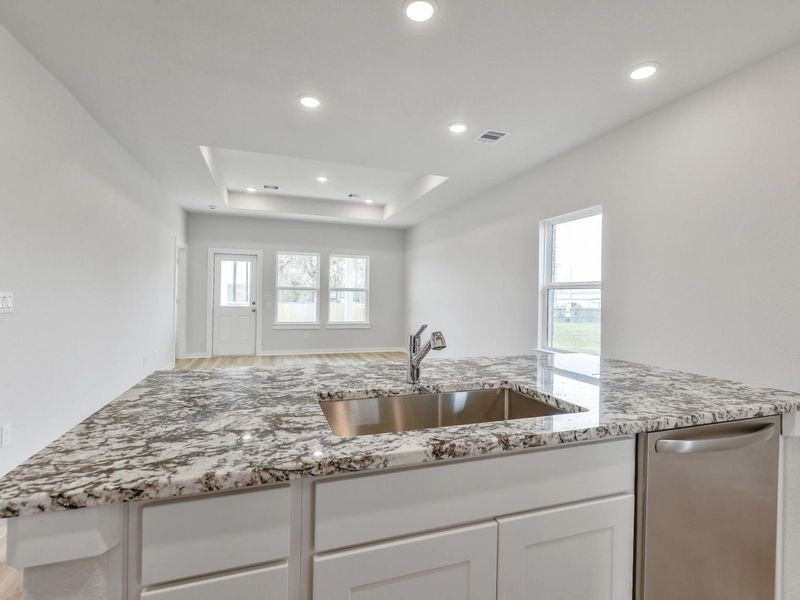 Close-up of interior finishes inside a home in Windmill Estates, Magnolia (Image 12).