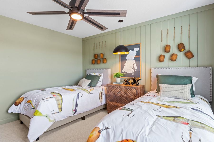 Representative furnished interior of a home built from the The Waverunner by Chesapeake Homes in Coastal Club of the Carolinas, Calabash (Image 36).