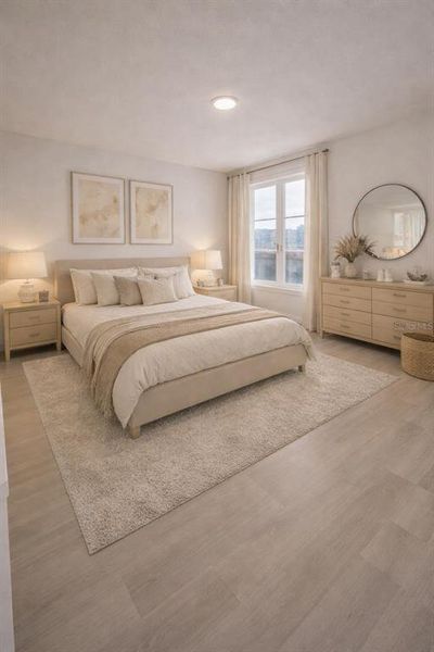 Furnished interior view inside a new home in , Orlando (Image 11).