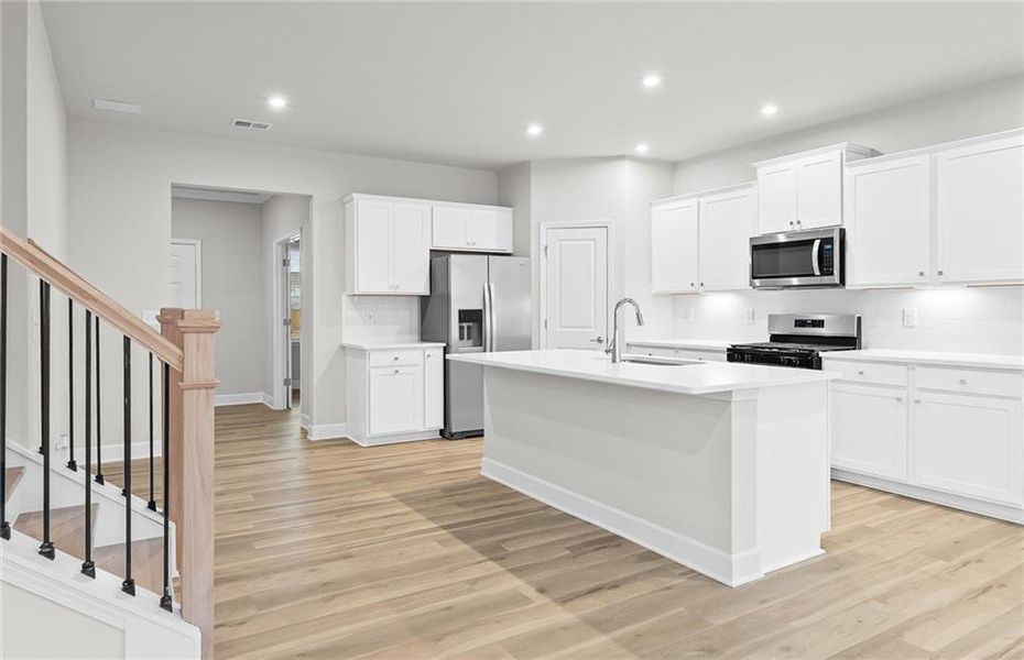 Furnished interior view inside a new home in Anderson Point, McDonough (Image 4).