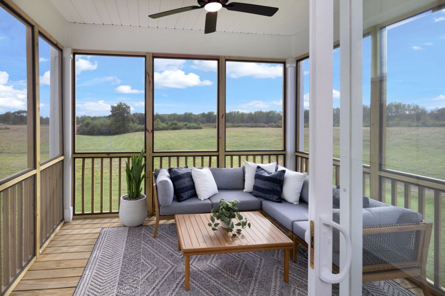 Representative exterior details of a home built from the Allegheny by Mattamy Homes in Fox Field Farms, Broadway (Image 26).