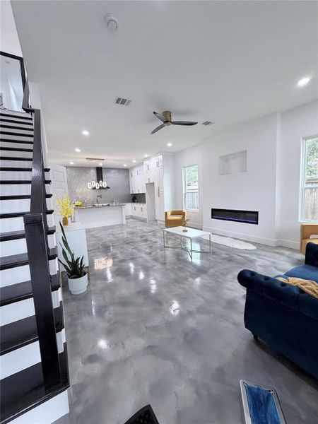 Furnished interior view inside a new home in , Houston (Image 15).