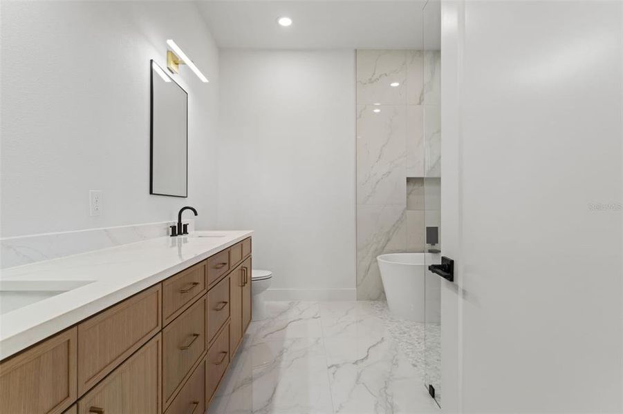 Furnished interior view inside a new home in , Tampa (Image 12).