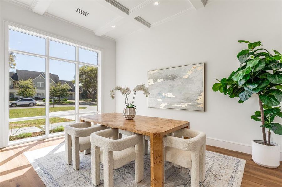Furnished interior view inside a new home in , Dallas (Image 9).