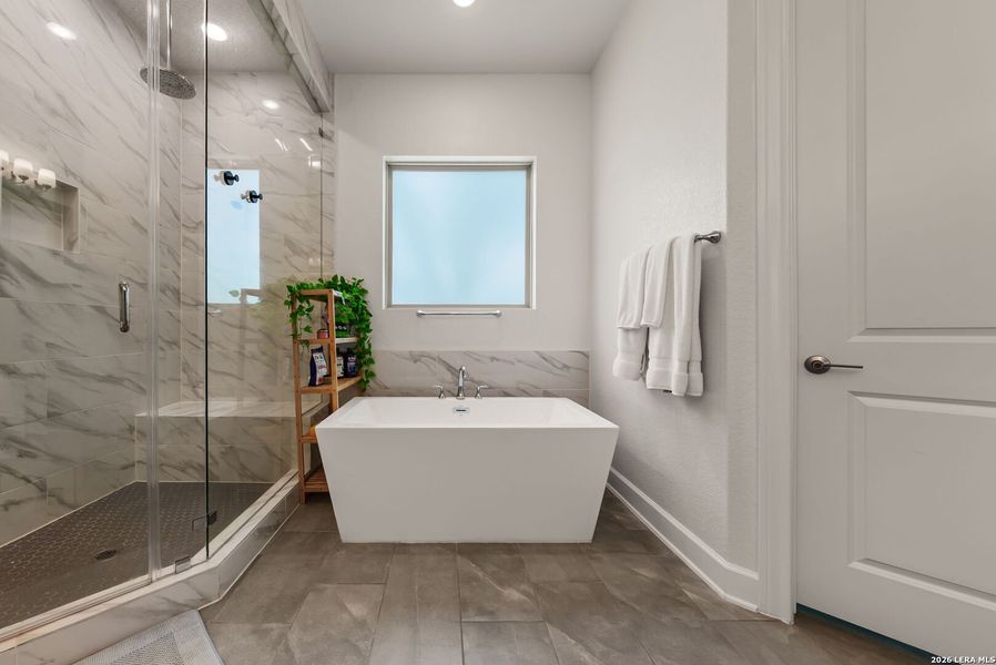 Furnished interior view inside a new home in Legend Park, Castroville (Image 8).