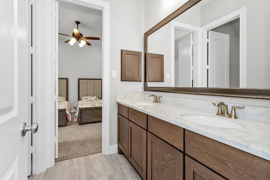 Furnished interior view inside a new home in Artavia 70′, Conroe (Image 15).