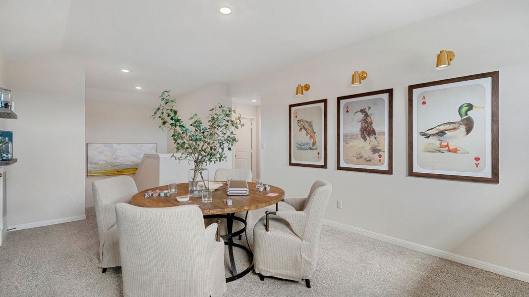 Furnished interior view inside a new home in Thunder Rock, Marble Falls (Image 28).