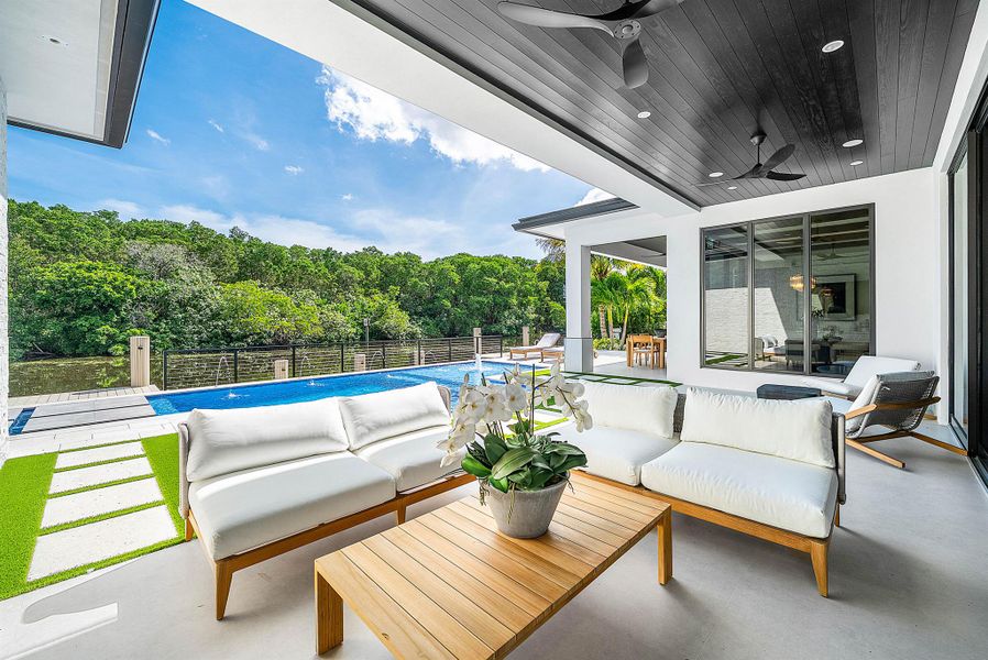 Furnished interior view inside a new home in , Boca Raton (Image 3).