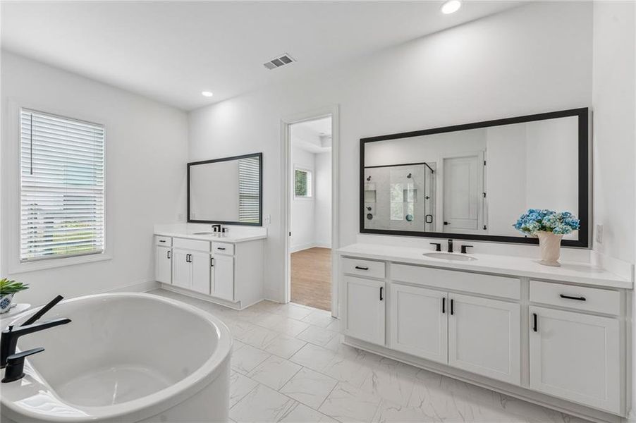 Furnished interior view inside a new home in , Cumming (Image 9).