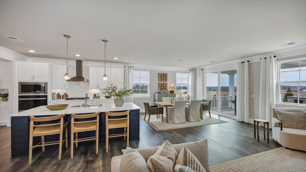Representative furnished interior of a home built from the Harbor Oak by D.R. Horton in Lake Tide Summit, Chapin (Image 16).