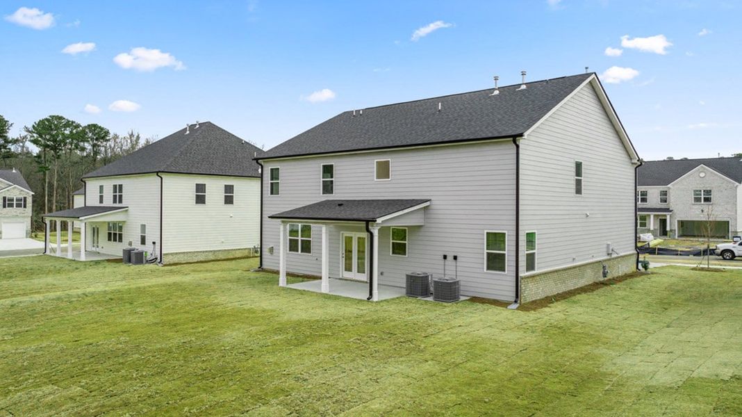 Exterior details and patio area of a home in Independence, Loganville (Image 3). Exterior details and patio area of a home in Independence, Loganville (Image 3).