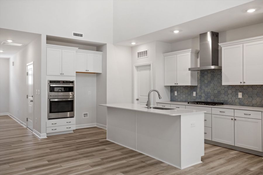 Furnished interior view inside a new home in Ovation at Sweetbrier, Durham (Image 8).
